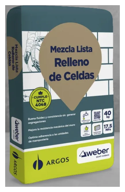Mezcla Lista Relleno de Celdas