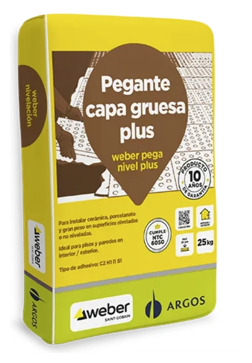 Pegante Capa Gruesa Plus